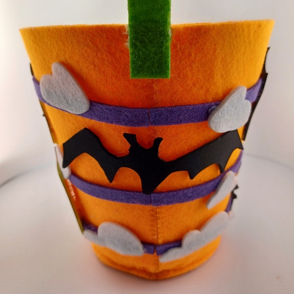 Halloween Custom Made, hand-made bucket, monkey theme 7 inch Hand Crafted - Picture 3 of 8